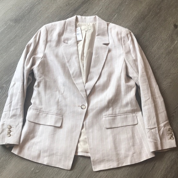 NWT, Linen Shimmer Blazer🍂🍁💜 - Picture 3 of 7